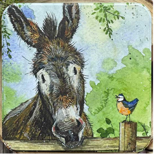 Čtvercová dóza 14x14 cm - Donkey - Alex Clark