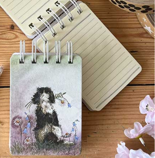 Bloček spirálový A7 - Spaniel - Alex Clark