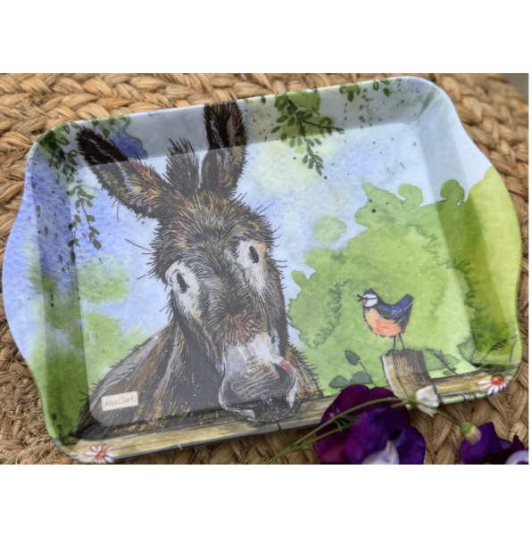Melaminový tácek - Donkey - Alex Clark