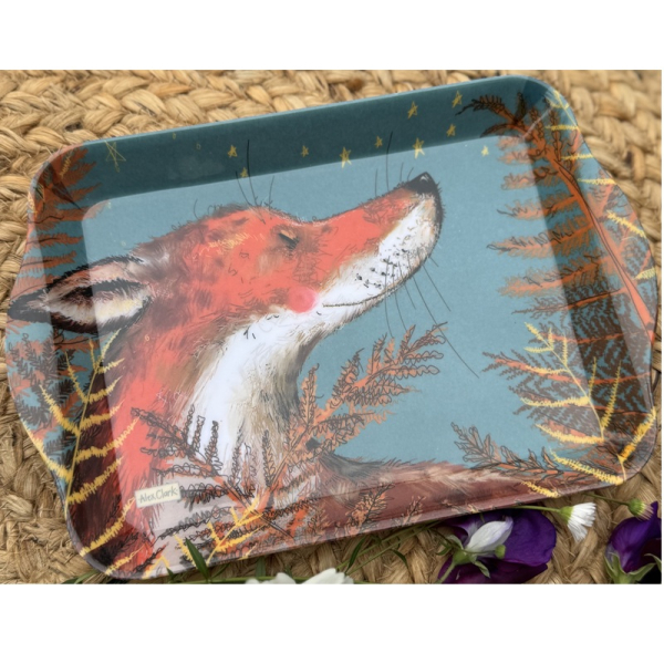 Melaminový tácek - Fox - Alex Clark