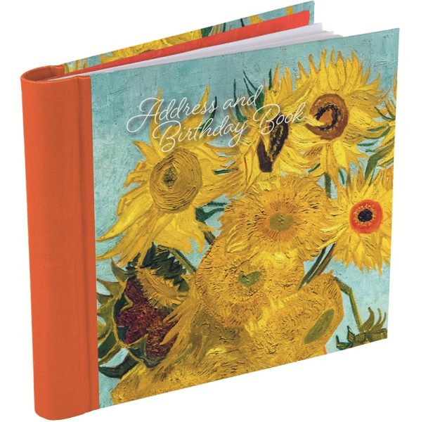 Adresář a narozeninová kniha - Slunečnice - Vincent van Gogh