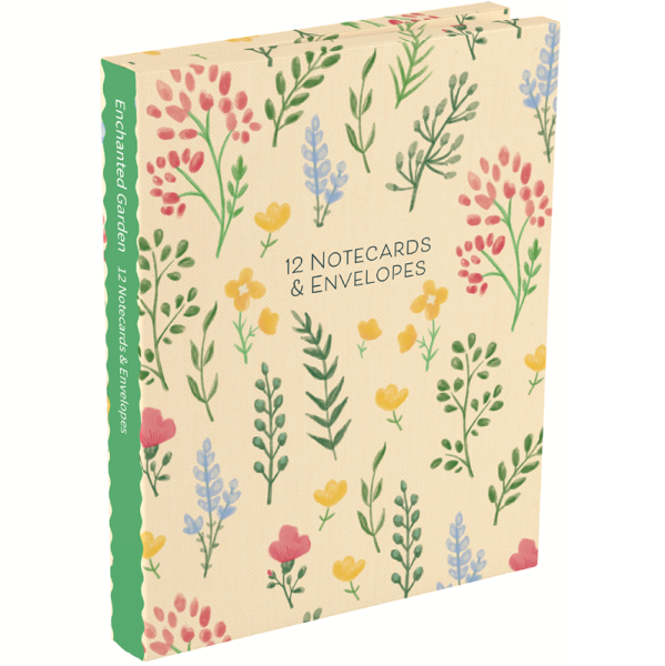 Sada přání s obálkami, 12 ks - Enchanted Garden A