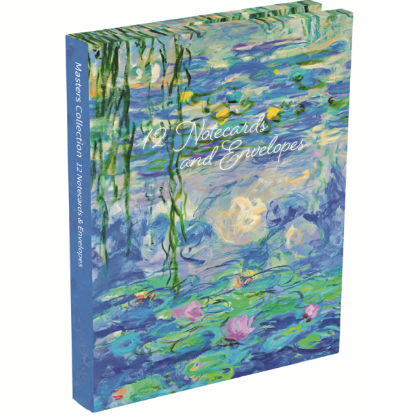 Sada přání s obálkami, 12 ks - Claude Monet