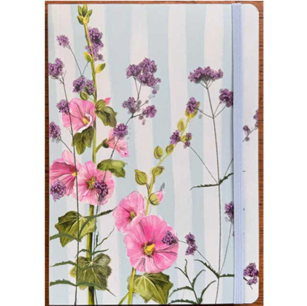 Zápisník s gumičkou A5 - Garden flowers - Alex Clark