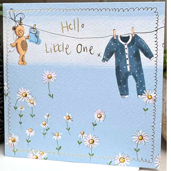 Přání s obálkou - Hello little one - Alex Clark